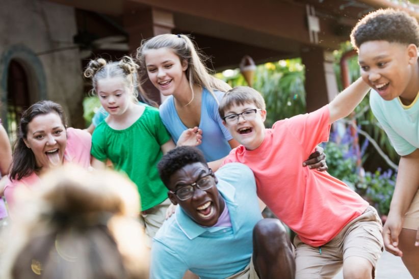 Picture showing Down Syndrome Camp for children